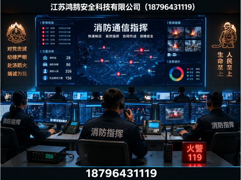 琼中智慧消防系统展示图